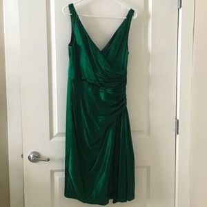 Emerald Green Sleeveless Formal Dress